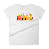 Alotofit Fire Black Logo Women's Short Sleeve T-shirt