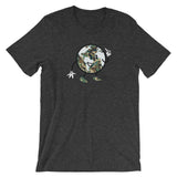 Alotofit Globeman Camo/White Logo Unisex short sleeve t-shirt