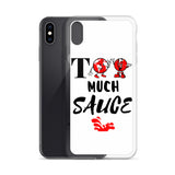 Alotofit Too Much Sauce Blk/Red IPhone Case