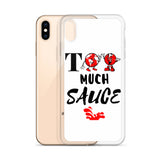 Alotofit Too Much Sauce Blk/Red IPhone Case