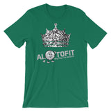 Alotofit Silver Crown Logo Unisex short sleeve t-shirt