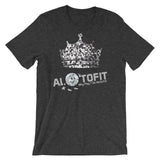 Alotofit Silver Crown Logo Unisex short sleeve t-shirt