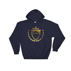 Alotofit Luxury Gold Logo Hooded Sweatshirt w/ outside label