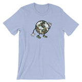 Alotofit Globeman Camo/White Logo Unisex short sleeve t-shirt