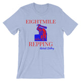 Alotofit Eightmile Repping Red Blue Unisex short sleeve t-shirt w/ outside logo