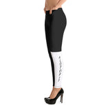Alotofit Black/White Branded Leggings