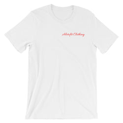 Alotofit Clothing Chest Logo Red Unisex short sleeve t-shirt