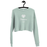 Alotofit Pressure White Text Crop Sweatshirt