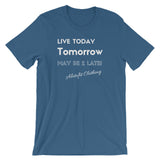 Alotofit Live Today White Short-Sleeve Unisex T-Shirt