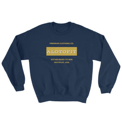 Alotofit Premium Clothing MetallicGold/White Sweatshirt