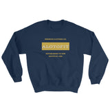 Alotofit Premium Clothing MetallicGold/White Sweatshirt