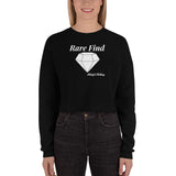 Alotofit Rare Find White Text Crop Sweatshirt