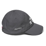 Alotofit 163 White Dad Cotton Cap w/ side branding