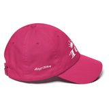 Alotofit 163 White Dad Cotton Cap w/ side branding