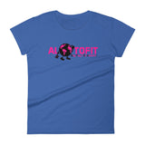 Alotofit Globeman Pink & Black Logo Women's short sleeve t-shirt
