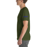 Alotofit Money, Power, Respect Blk/Blue Short-Sleeve Unisex T-Shirt