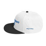 Alotofit Different Blue/White Snapback Hat w/side branding