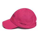 Alotofit Humbly Winning Blk/Red Cotton Dad Cap w/ side branding