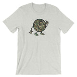 Alotofit Globeman All Camo Logo Unisex short sleeve t-shirt
