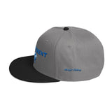 Alotofit Different Blue/White Snapback Hat w/side branding