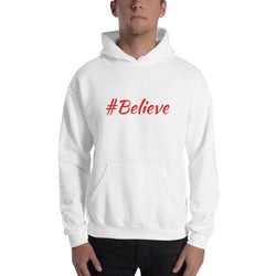 Alotofit #Believe Red Hooded Sweatshirt w/ back branding