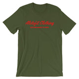 Alotofit Clothing Red Logo Unisex short sleeve t-shirt