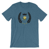 Alotofit Luxury Globeman Blk/Gold/White Short-Sleeve Unisex T-Shirt