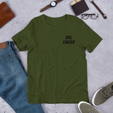 BAG CHA$ER Black Emboidery Short-Sleeve Unisex T-Shirt