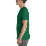 Alotofit Money, Power, Respect Blk/Blue Short-Sleeve Unisex T-Shirt