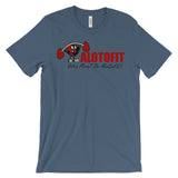 Alotofit Muscle Up Red/Black/White Logo Unisex Short Sleeve T-shirt