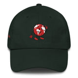 Alotofit Original Logo Only Red/Wht/Blk Cotton Dad Cap w/ side branding