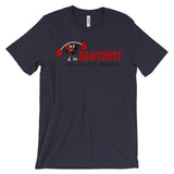 Alotofit Muscle Up Red/Black/White Logo Unisex Short Sleeve T-shirt