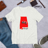 Alotofit Alabama 163 Blk/Red/Wht Short-Sleeve Unisex T-Shirt