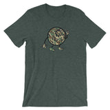 Alotofit Globeman All Camo Logo Unisex short sleeve t-shirt