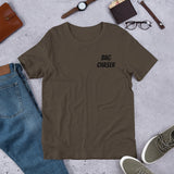 BAG CHA$ER Black Emboidery Short-Sleeve Unisex T-Shirt