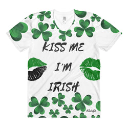 Alotofit Kiss Me I'm Irish Women's sublimation t-shirt