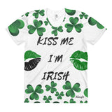 Alotofit Kiss Me I'm Irish Women's sublimation t-shirt