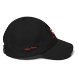 Alotofit Original Logo Only Red/Wht/Blk Cotton Dad Cap w/ side branding