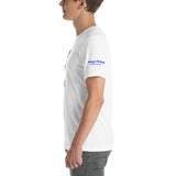 Alotofit Money, Power, Respect Blk/Blue Short-Sleeve Unisex T-Shirt