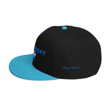 Alotofit Different Blue/White Snapback Hat w/side branding