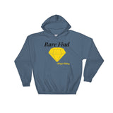Alotofit Rare Find Gold Black Hooded Sweatshirt w/ outside label