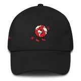 Alotofit Original Logo Only Red/Wht/Blk Cotton Dad Cap w/ side branding