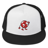 Alotofit Original Logo Red/Wht/Blk Trucker Cap