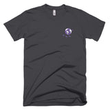 Alotofit Globeman Purple/Wht/Blk Embroidered T-Shirt