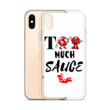 Alotofit Too Much Sauce Blk/Red IPhone Case