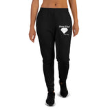 Alotofit Custom Print & Tailored Black/Wht Women's Rare Find Joggers