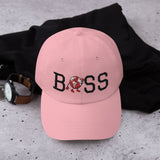 Alotofit Boss Blk/Red Embroidered Dad hat