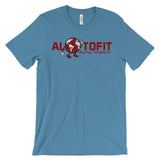 Alotofit Globeman Red & White Logo Unisex Short Sleeve T-shirt