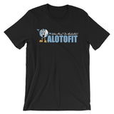 Alotofit Clothing North Carolina Blue Logo Unisex short sleeve t-shirt
