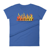 Alotofit Fire Black Logo Women's Short Sleeve T-shirt